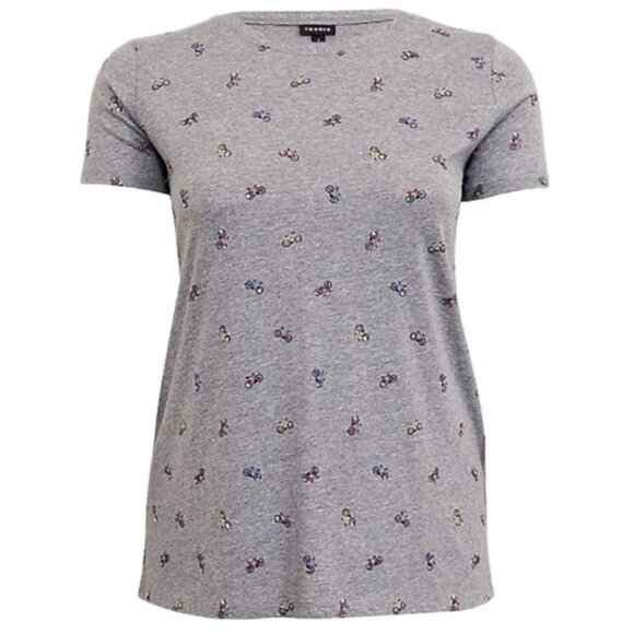torrid Tops - Torrid Bike Ride Embellished Crew Tee Shirt